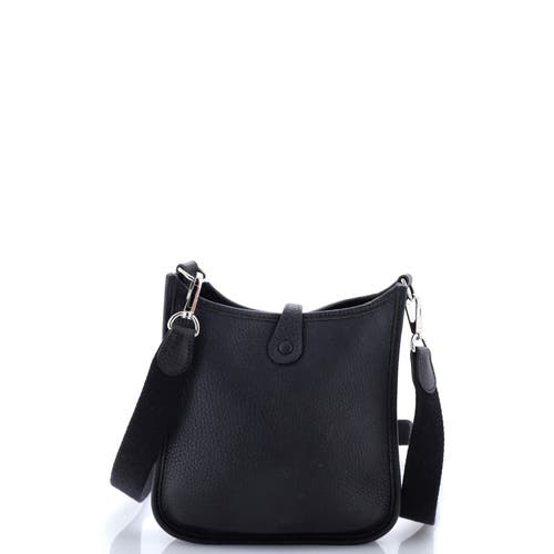 Pre-owned Hermes Hermes Evelyne Bag Gen Iii Clemence Tpm In Black