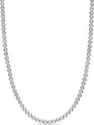 David Yurman Bezel Set Diamond Tennis Necklace, 4.7mm