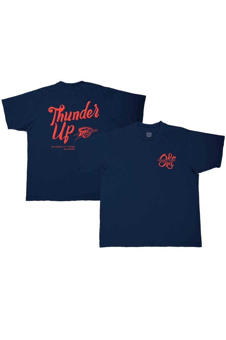 Unisex Stadium Essentials  Navy Oklahoma City Thunder Thunder Up Urban T-Shirt, Alternate, color, Navy