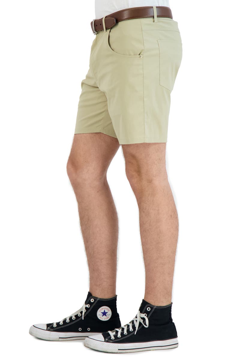 LEVINAS Everyday Stretch Chino Shorts, Alternate, color, Khaki