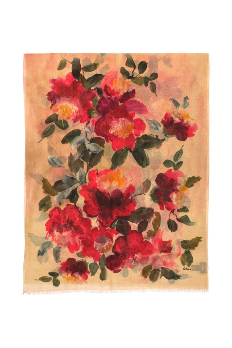 Artists Floral Wrap, Alternate, color, Pebble