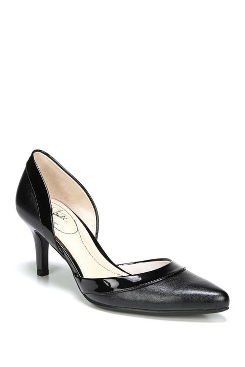 D'ORSAY PUMPS IN BLACK SMOOTH CALFSKIN