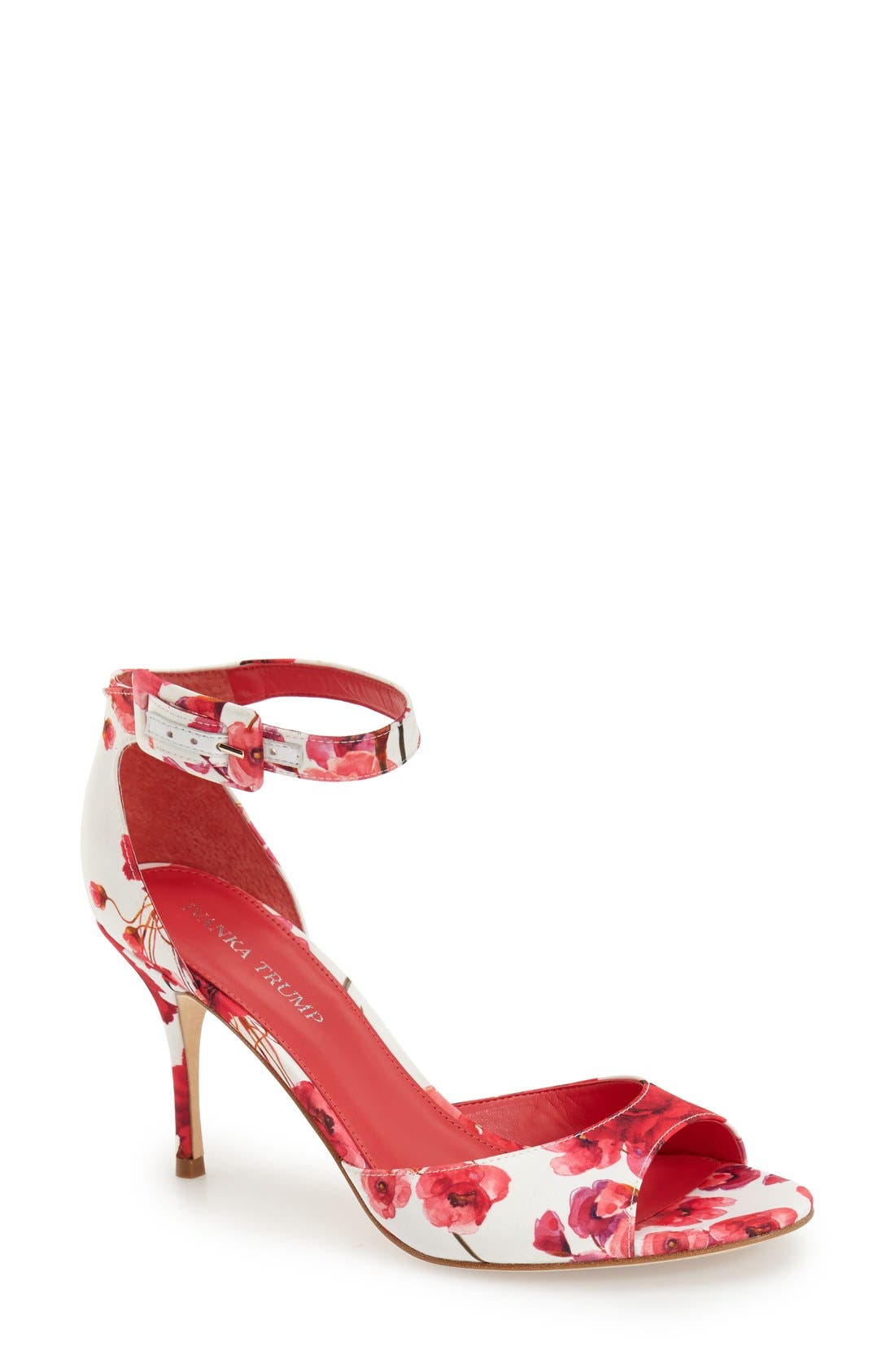 'Gladly' Sandal, Main, color, PINK FLORAL