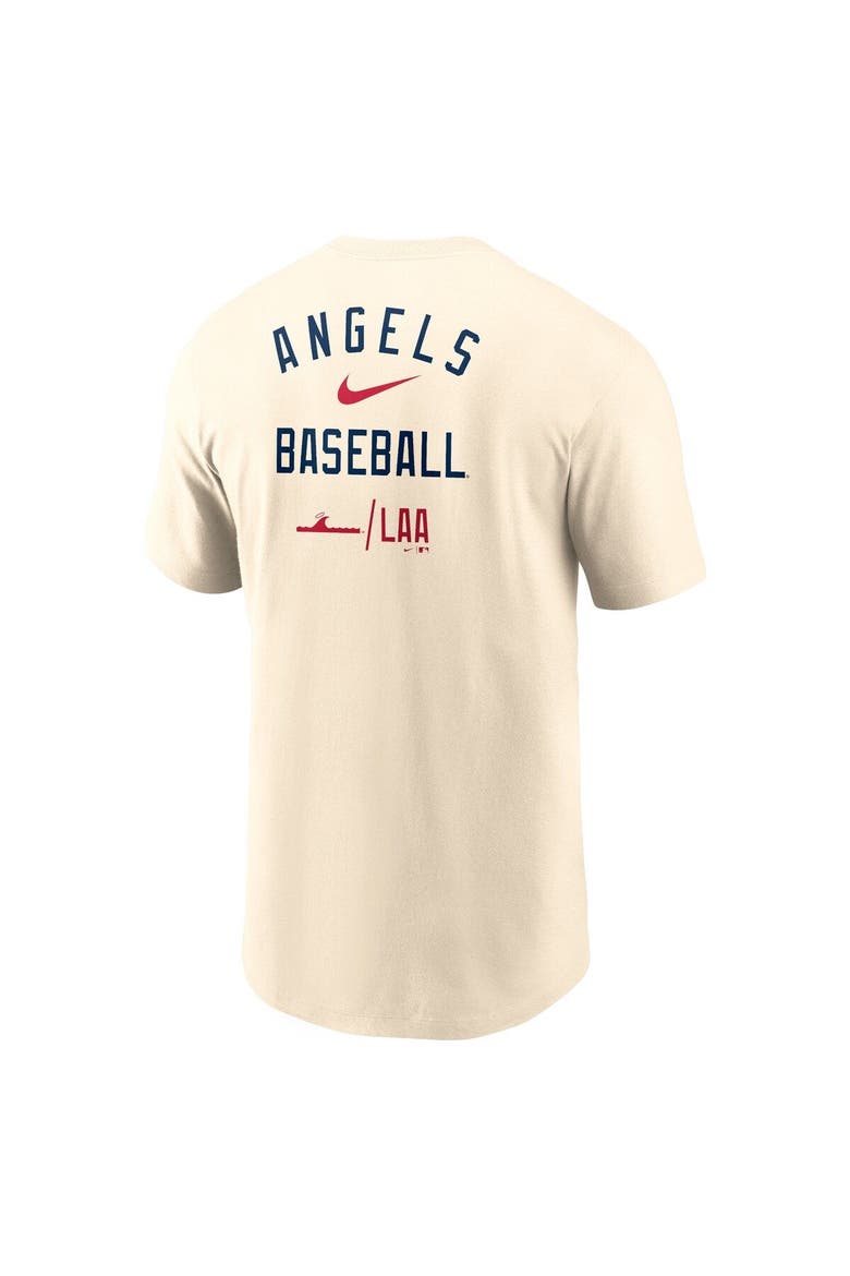 Men's Nike  Cream Los Angeles Angels City Connect 2-Hit T-Shirt, Alternate, color, Cream