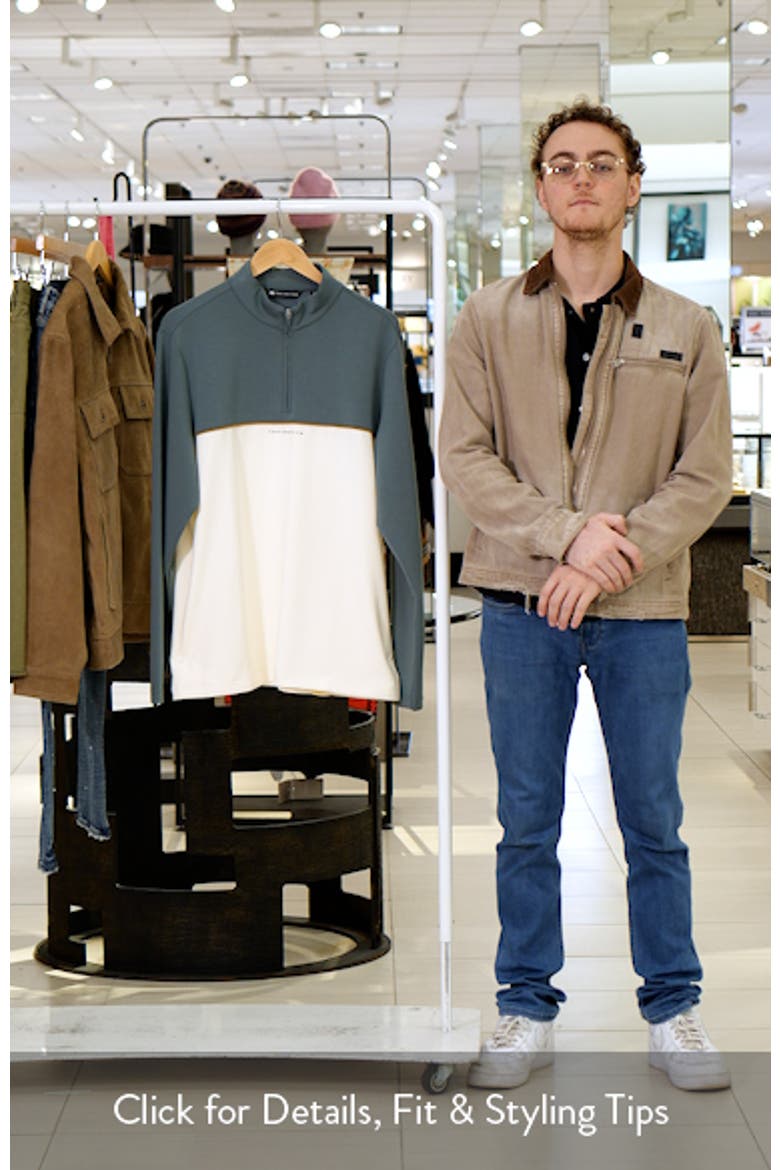 Fibercloud Colorblocked Quarter Zip Pullover video