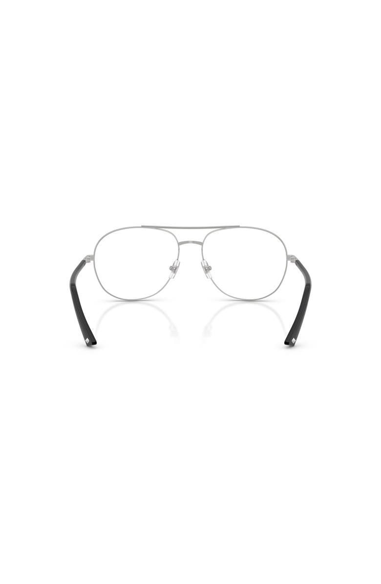 Jimmy Choo 56mm Pilot optical glasses, Alternate, color, Silver