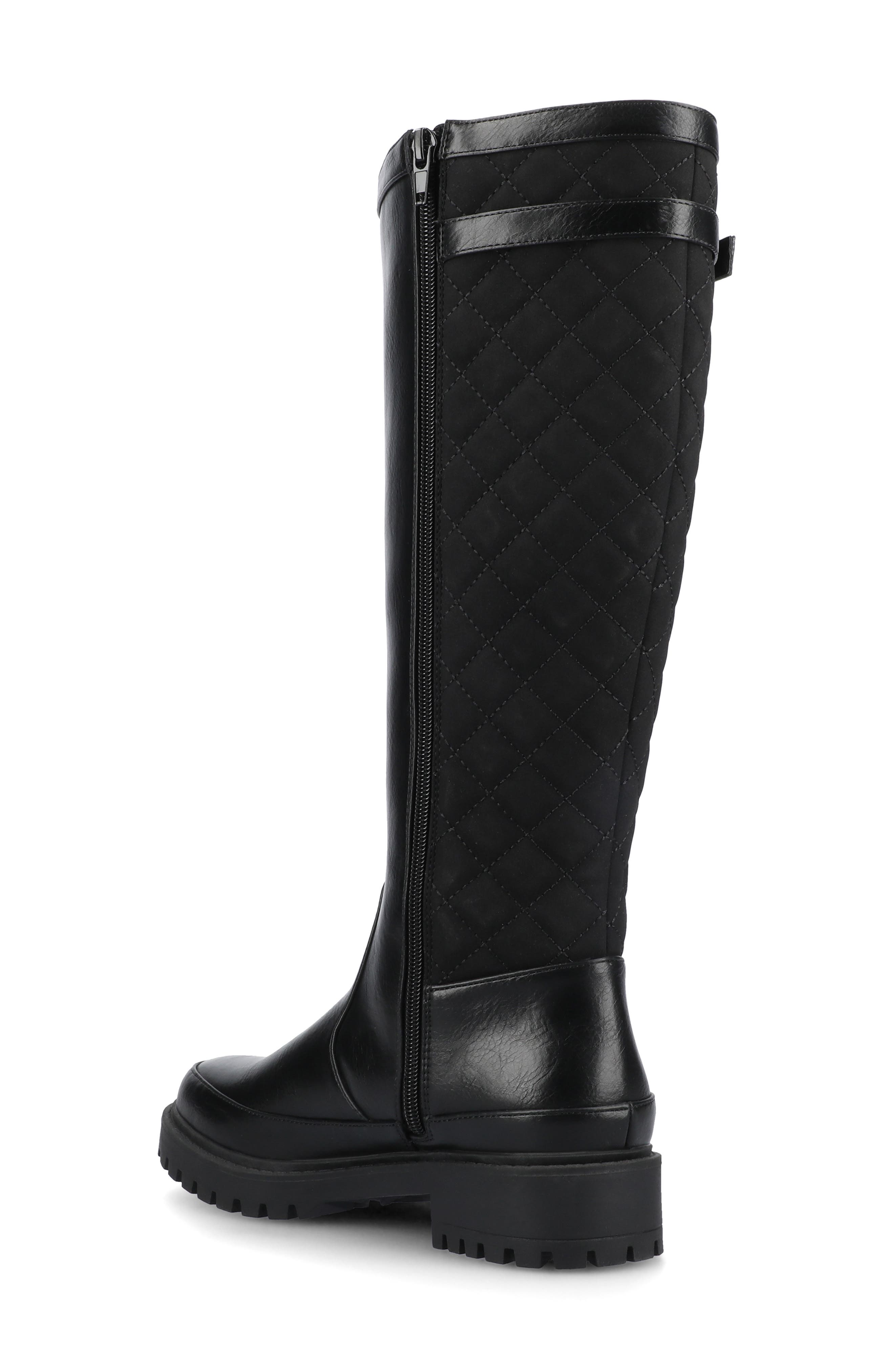 Journee Collection Zemmie Knee High Boot, Alternate, color, Black