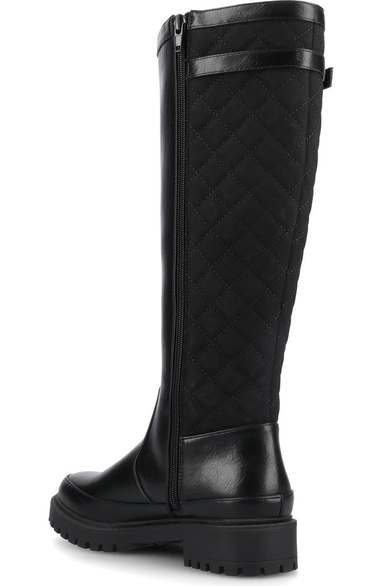 Journee Collection Zemmie Knee High Boot, Alternate, color, Black