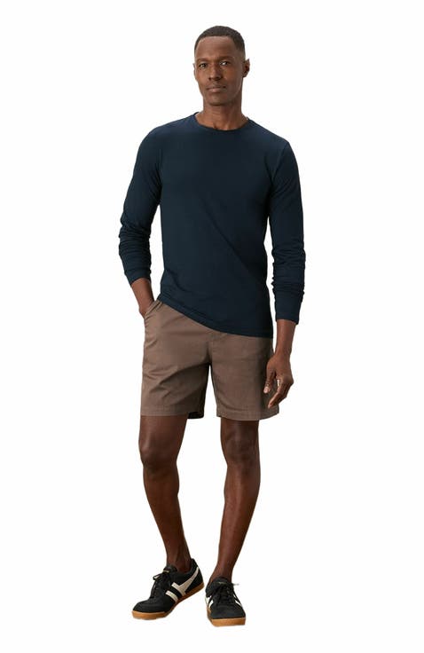 Organic Cotton Luxe Stretch Jersey Slim Long Sleeve Tee