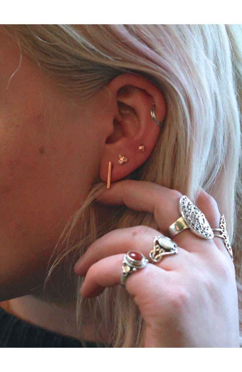 Fair Anita Mini Stud Set, Alternate, color, Silver