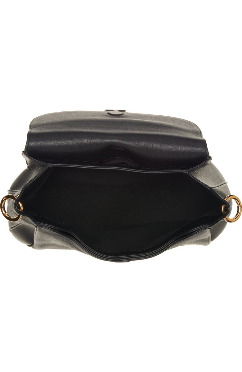 TOM FORD Medium Tara Leather Shoulder Bag, Alternate, color, Black