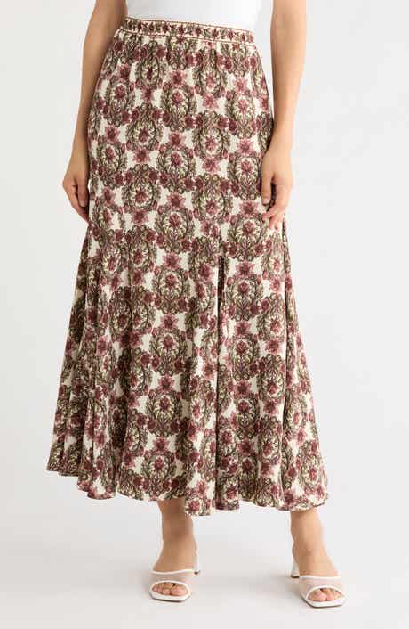 Godet Georgette Skirt