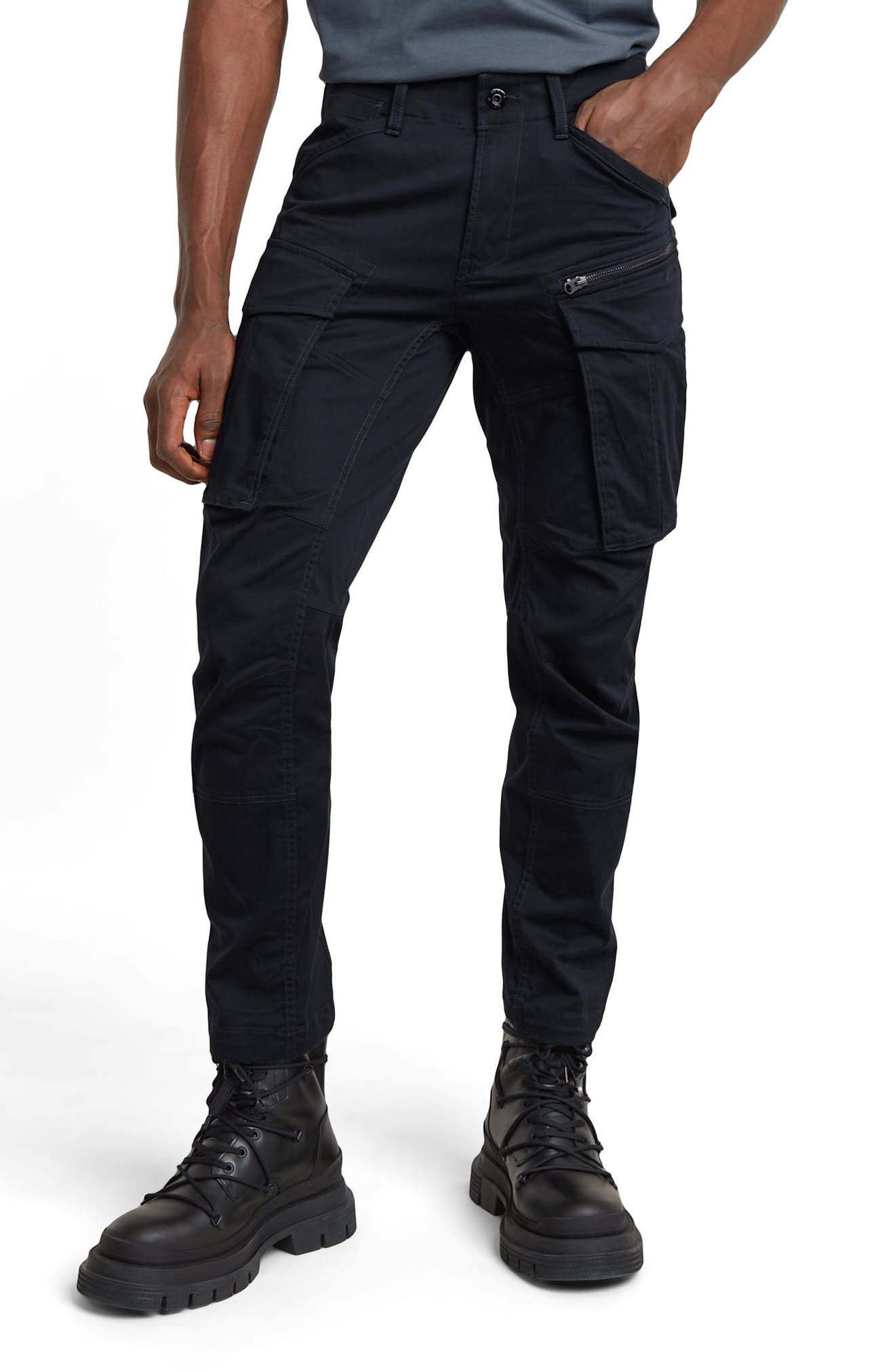Rovic 3D Regular Fit Tapered Cargo Pants