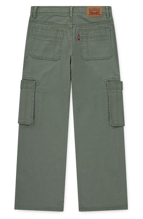 Levi's Kids' Wide Leg Cargo Pants In Green