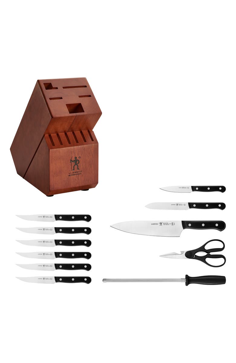 HENCKELS CUTLERY Solution 12-Piece Stainless Steel Knife Set, Main, color, 