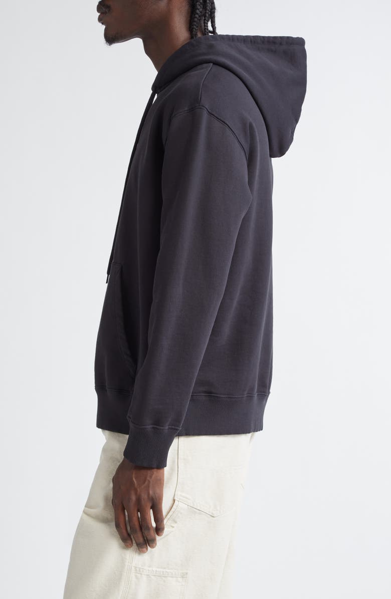 MM6 Maison Margiela Numeric Logo Patch Hoodie, Alternate, color, Washed Black