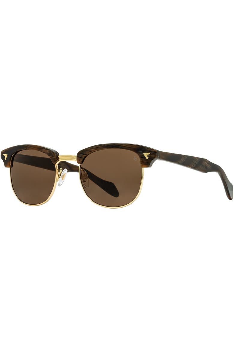 Sirmont 51mm Wayfarer Nylon Polarized, Alternate, color, Chocolate Gold - BNN-P