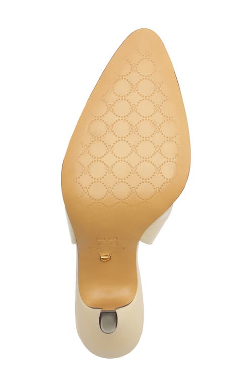 Arezzo Olivia Slingback Peep Toe Pump In Neutral