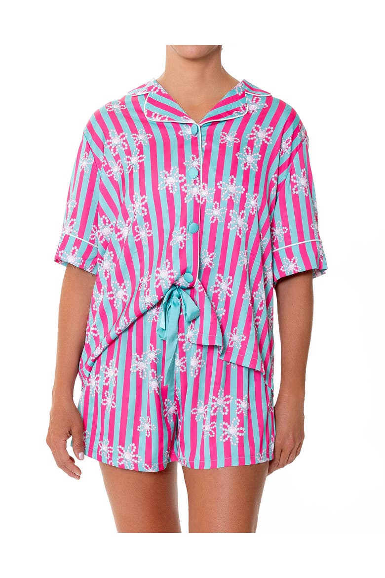 Silky Daisy Short Sleeve Short, Main, color, Daisy