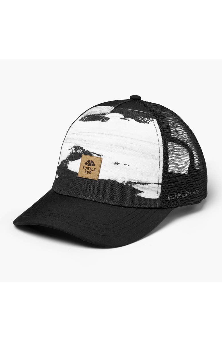 Turtle Fur Trail Blazer Trucker Hat, Main, color, Night Beach