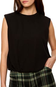 Sanctuary Quinn Bubble Sleeveless Top