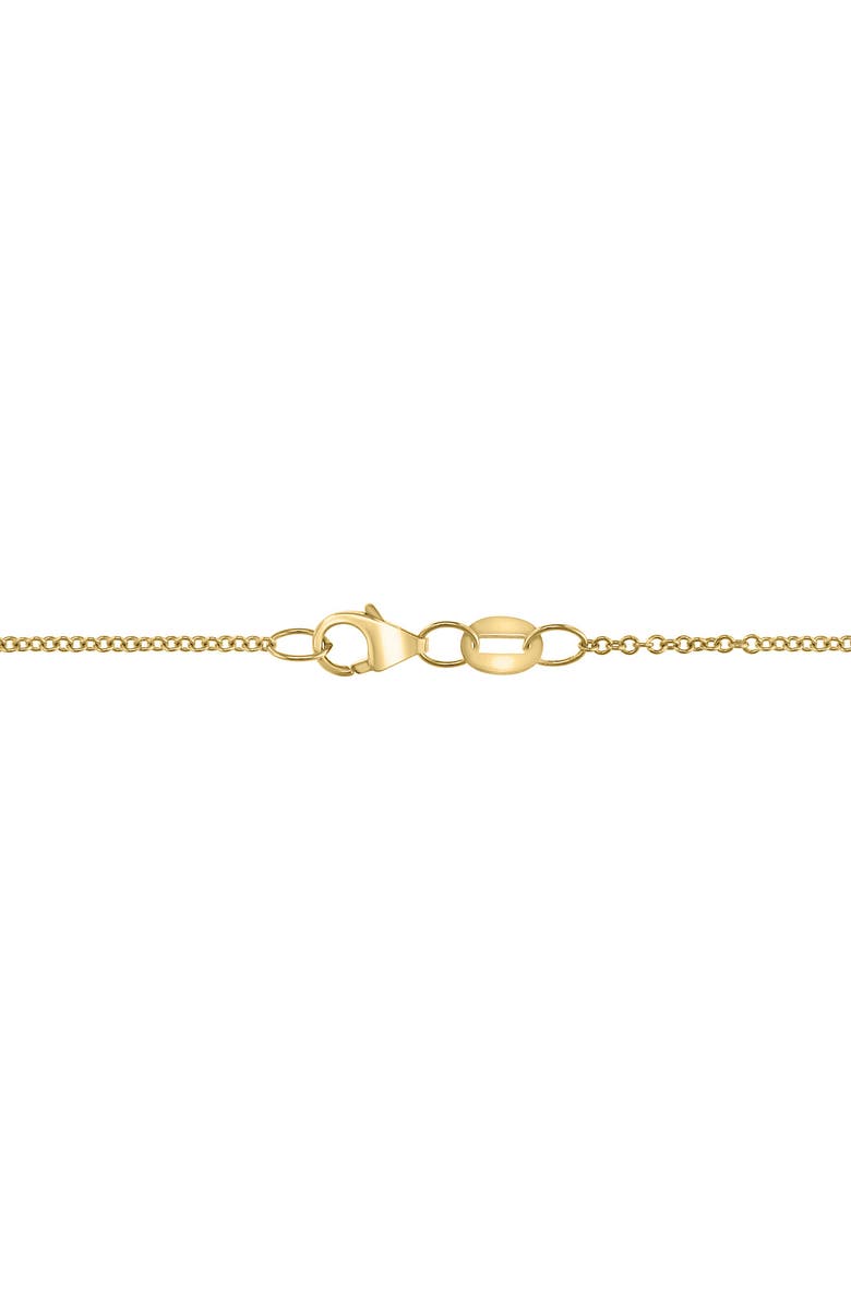 EFFY 14K Yellow Gold Green Quartz & Diamond Pendant Necklace, Alternate, color,
