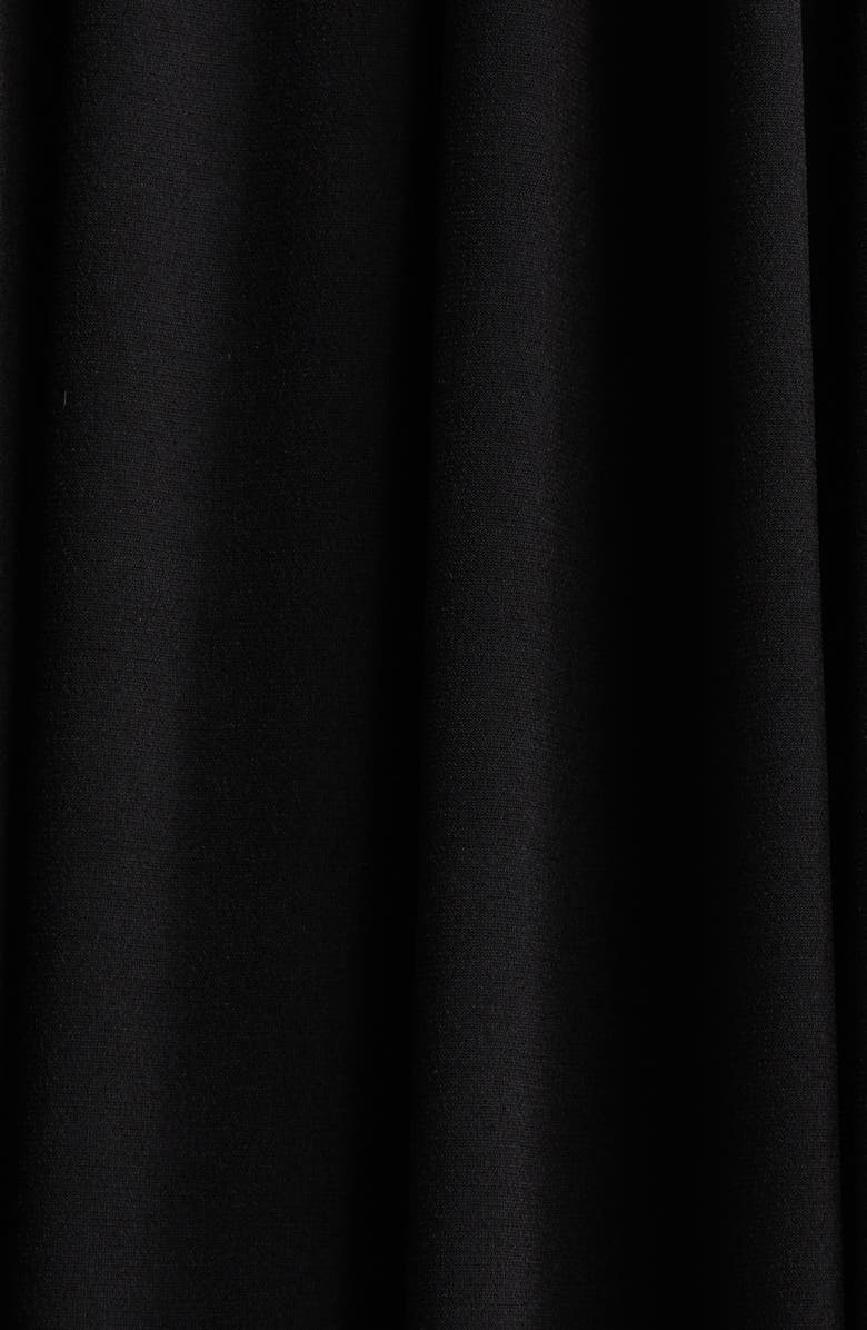 Brandon Maxwell The Presley Mantle Gown, Alternate, color, Black