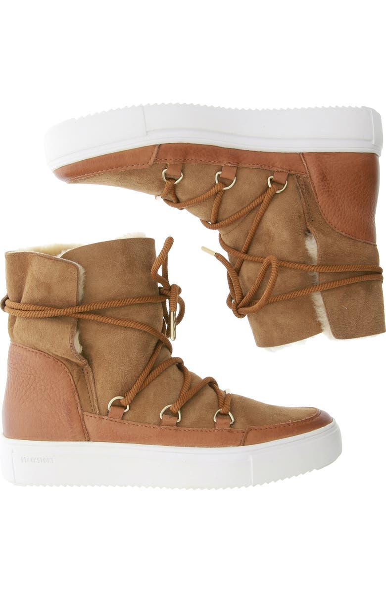 Blackstone UL87 Genuine Shearling Lined Boot, Alternate, color, Rust