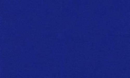 Connected Apparel Flutter Sleeve V-neck Dress In Deep Cobalt