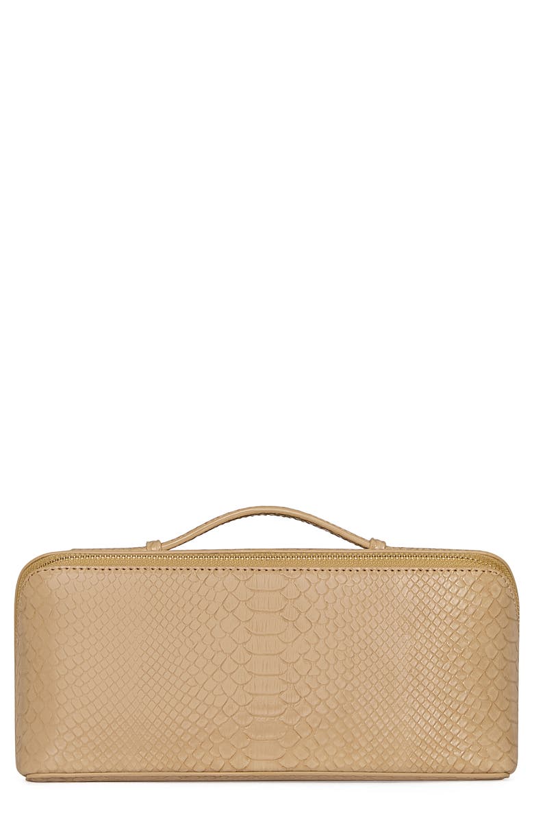 Rebecca Minkoff The Vanity Faux Leather Cosmetics Case, Main, color, 