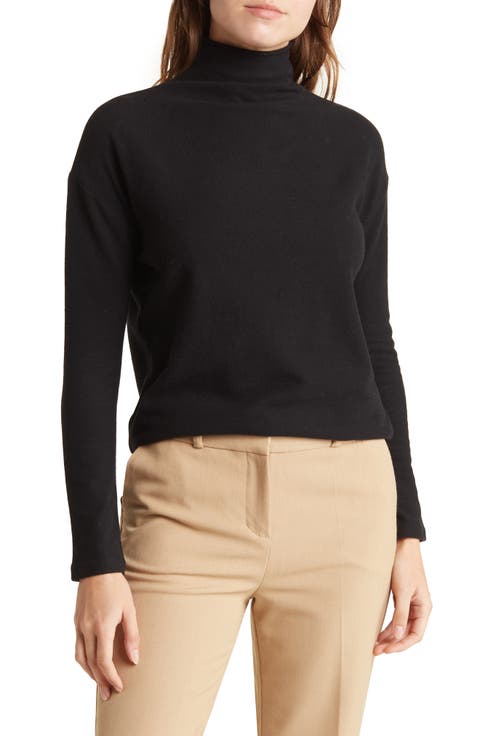 Brushed Funnel Neck Sweater