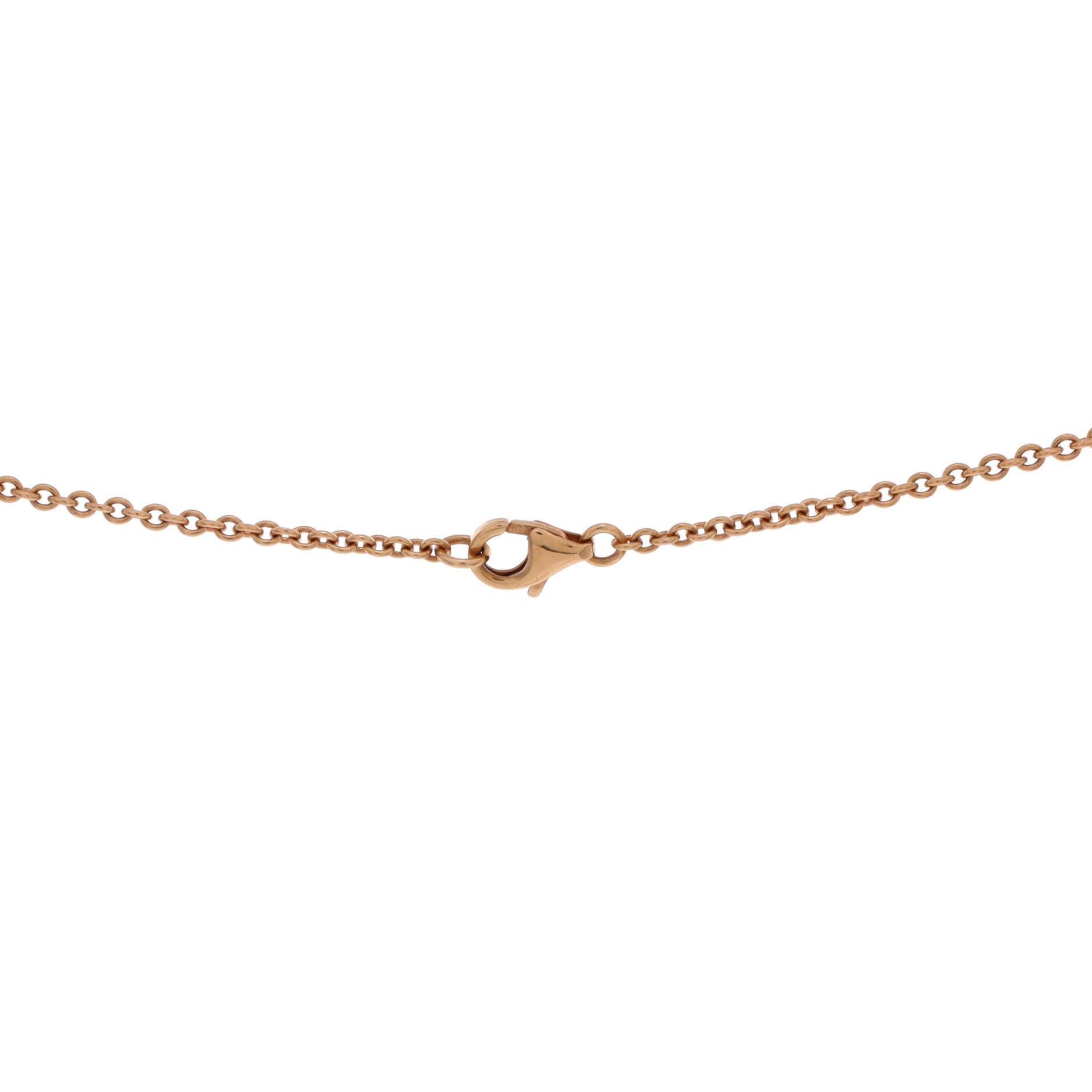 Love Interlocking Necklace 18K Rose Gold, Alternate, color, Metallic Gold