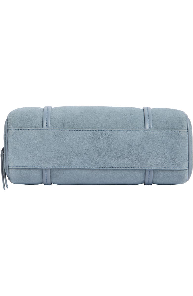 Madewell Modern Legacy Mini Leather Shoulder Bag, Alternate, color, Serene Blue