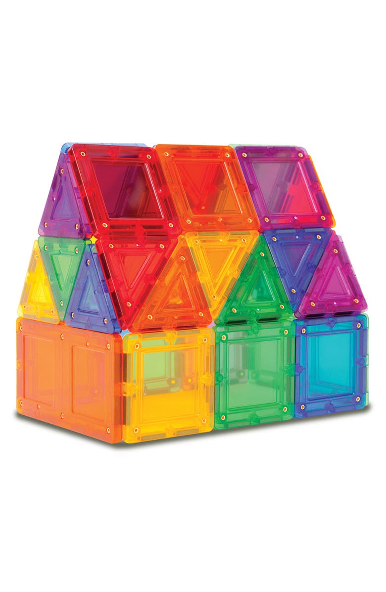 Magformers Tileblox 60-Piece Rainbow Magnetic Construction Set, Alternate, color, 