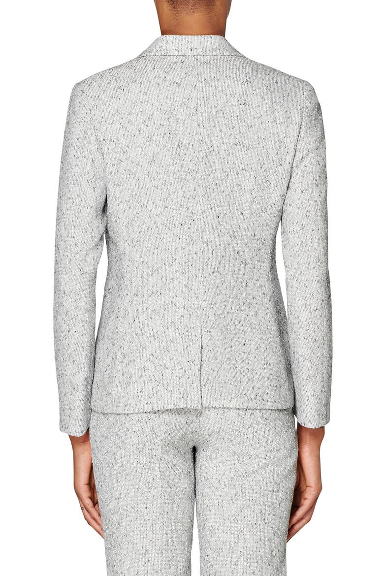 Joss Double Breasted Wool Blend Suit Jacket, Alternate, color, LIGHT GREY