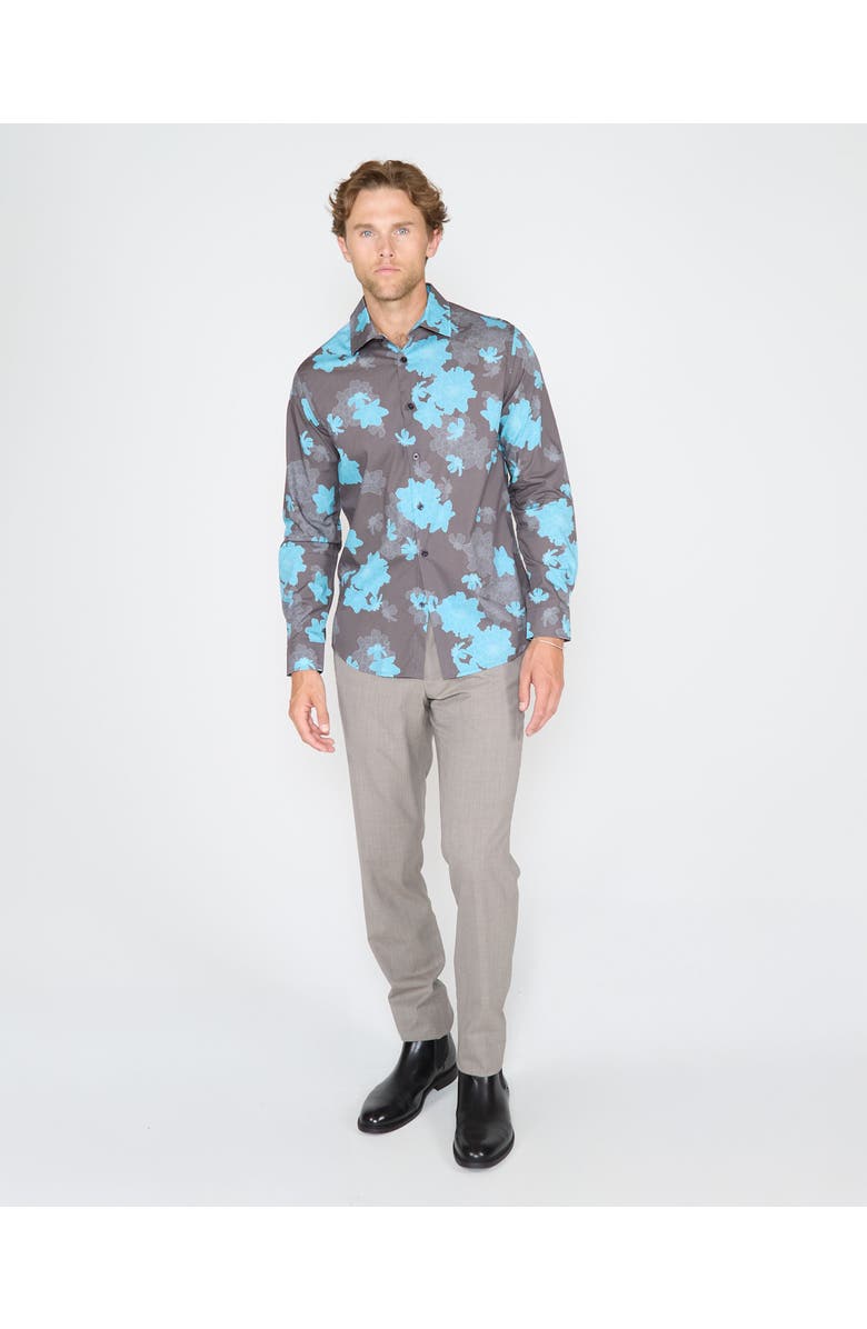 Lords of Harlech Norman Button-Up Shirt, Alternate, color, Softbloom Slate