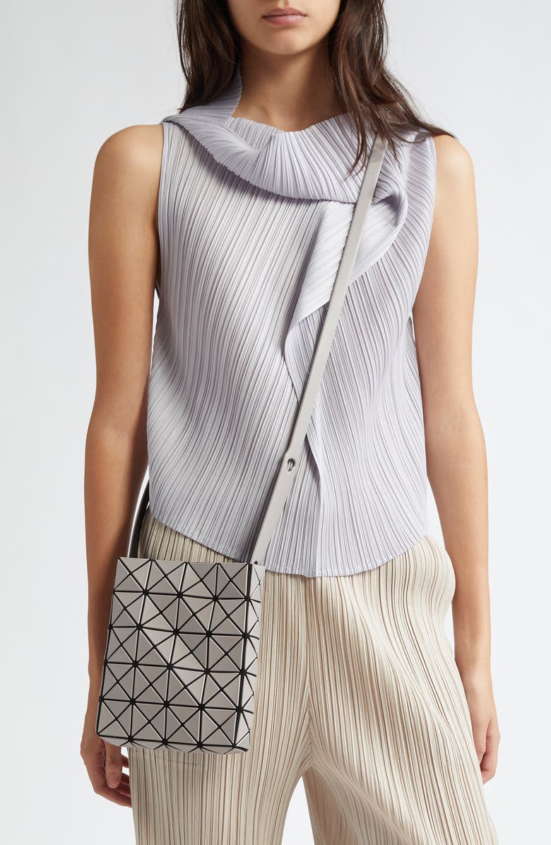Bao Bao Issey Miyake Prism Matte 2 Crossbody Bag, Alternate, color, Gray