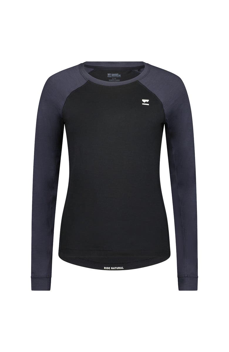 Mons Royale Tarn Merino Long-Sleeve Bike Jersey - Women's, Alternate, color, Black/9 Iron