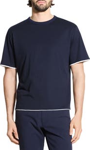 Theory DB Pima Cotton Layered T-Shirt