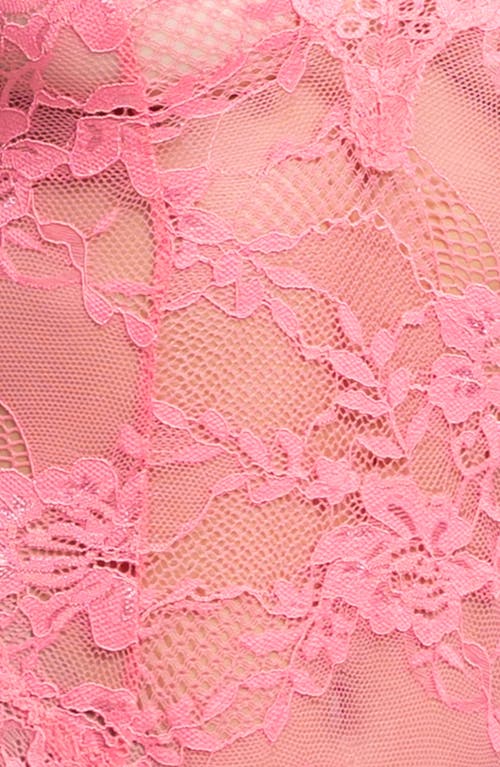 In Bloom By Jonquil Leilani Lace Teddy In Pink