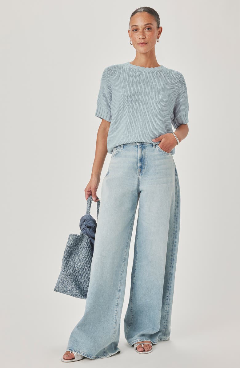 Splendid Annmarie Cotton Sweater, Alternate, color, Country Air Blue
