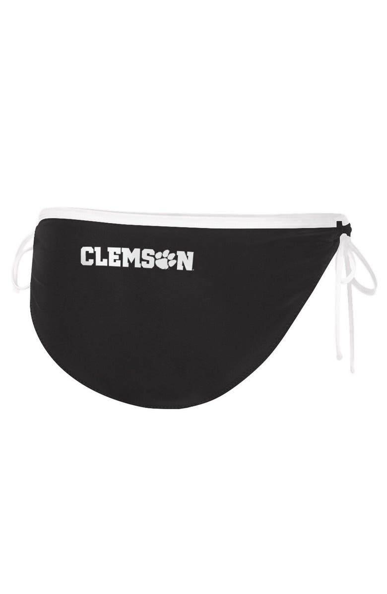 G-III 4HER BY CARL BANKS Women's G-III 4Her by Carl Banks Black Clemson Tigers Perfect Match Bikini Bottom, Alternate, color, Black