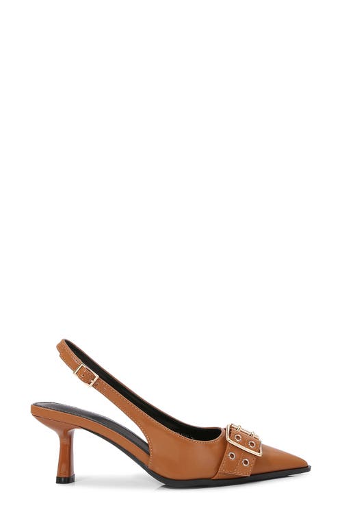 BERNESS BERNESS VERITY OVERSIZE BUCKLE SLINGBACK PUMP 