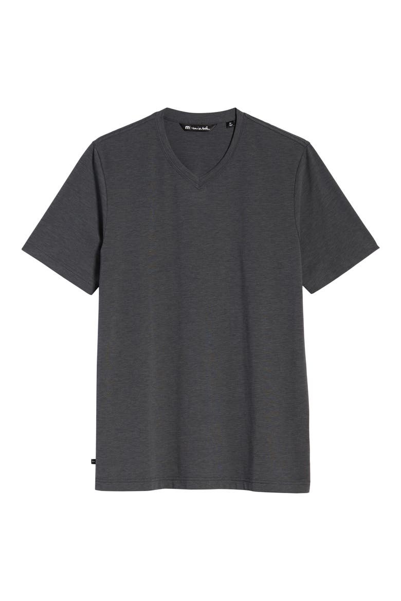 Potholder V-Neck T-Shirt, Alternate, color, HEATHER CHARCOAL