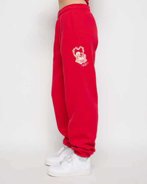 Samii Ryan Life Is Sweet Sweatpants In Red