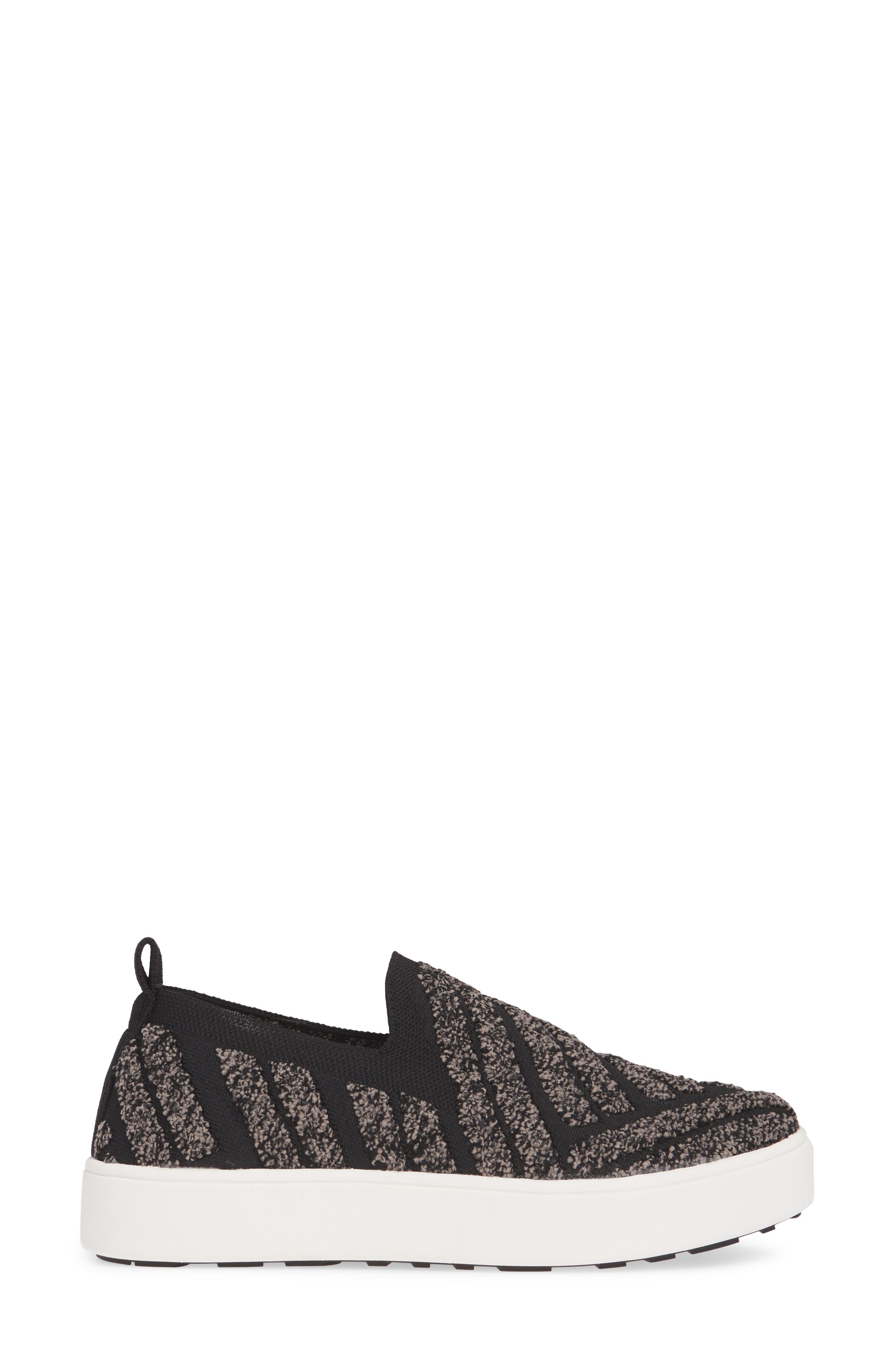 Emma Slip-On Sneaker, Alternate, color, PEWTER CHENILLE FABRIC