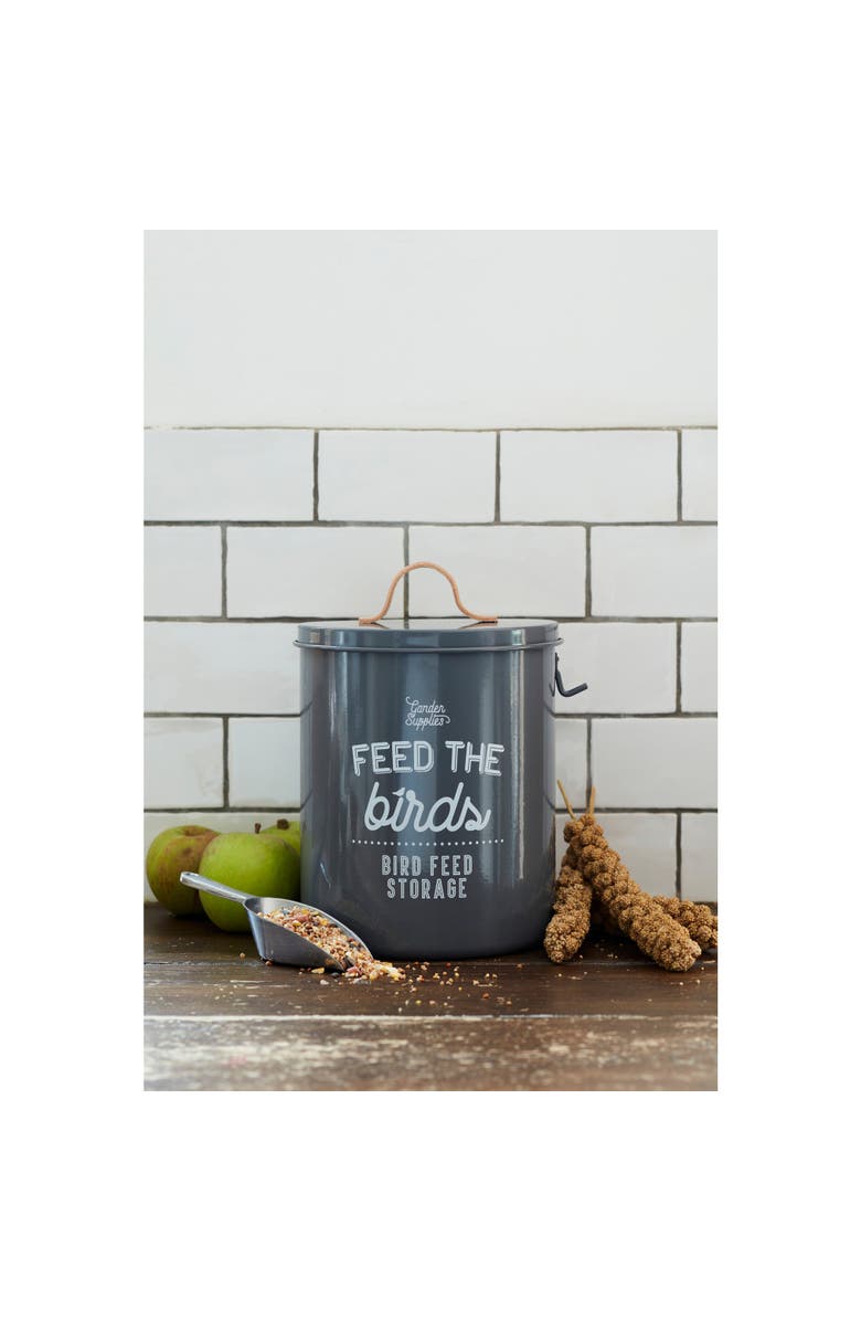 Burgon & Ball Feed the Birds Tin, Alternate, color, Charcoal