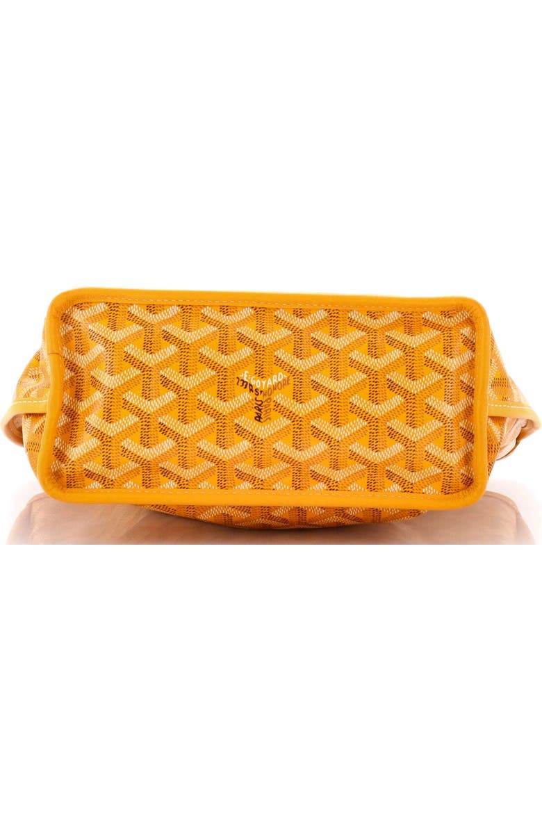 Pre-Owned Goyard Anjou Reversible Tote Coated Canvas Mini, Alternate, color, Yellow