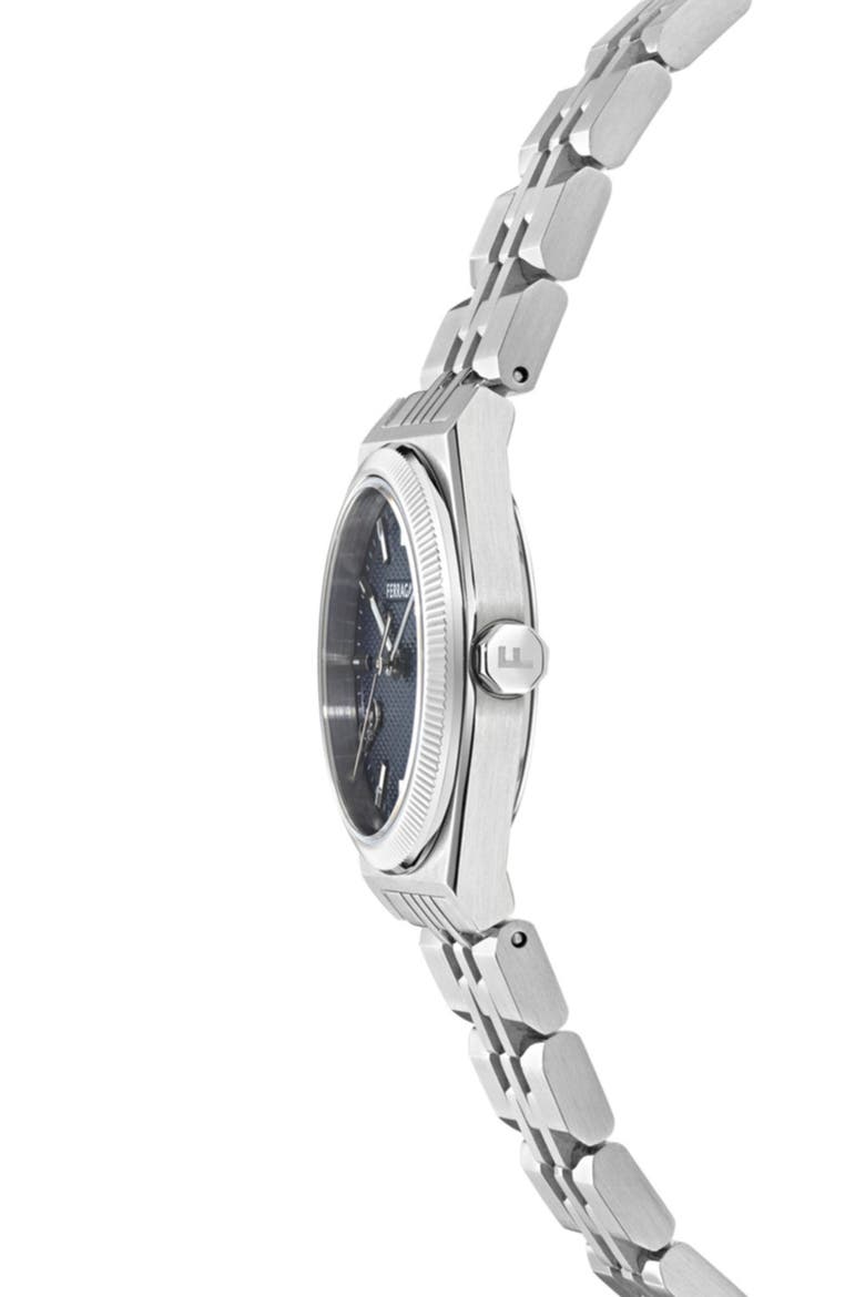 Vega New Bracelet Watch, 28mm, Alternate, color, NAVY/ STAINLESS STEEL