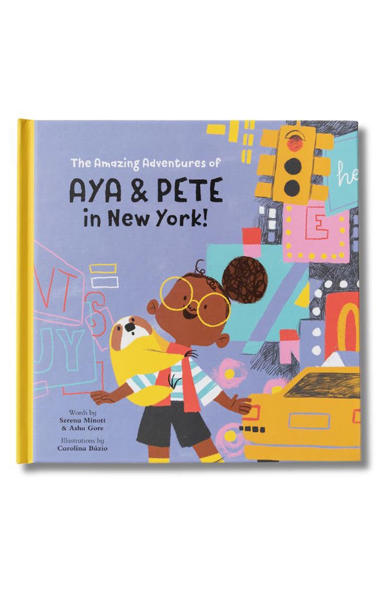 AYA AND PETE 'The Amazing Adventures of Aya & Pete in New York!' Book & Plush Pete Set, Alternate, color, 